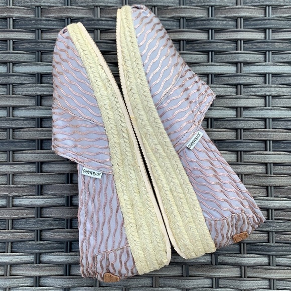 JOY & MARIO Espadrille Wedge Slip-Ons - Coffee - Picture 5 of 16